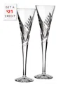 Waterford Wishes Beginnings Toasting Flute Pair, Set Of 2
