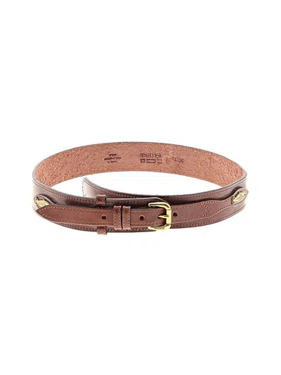 Pre-owned Wathne Belt In Brown