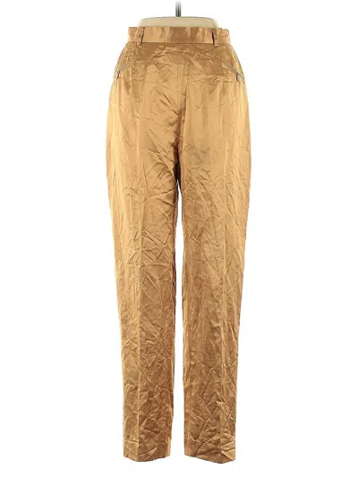 Pre-owned Wathne Casual Pants In Gold