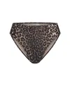 Watskin Belle Bikini Bottom In Animal Print