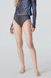 Watskin Belle Bikini Bottom In Blue