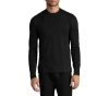 Watson's Heat Baselayer Thermal Long Sleeve Crew Undershirt In Black