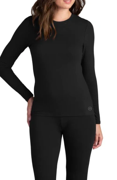 Watson's Heat Long Sleeve Thermal Crew In Black