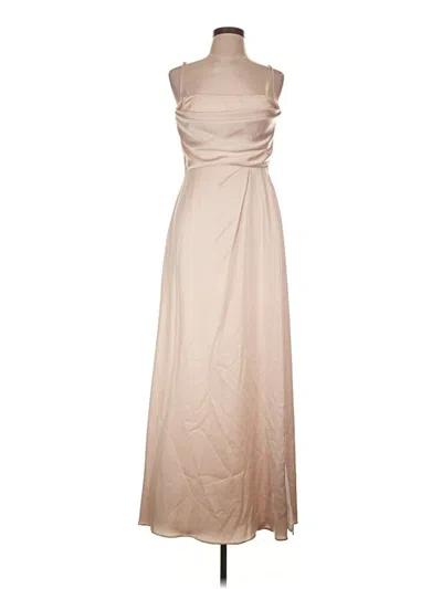 Pre-owned Watters Cocktail Dress In Tan