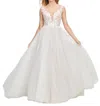 Watters Ethereal Romance A-line Dress In Ivory/bronze In Multi
