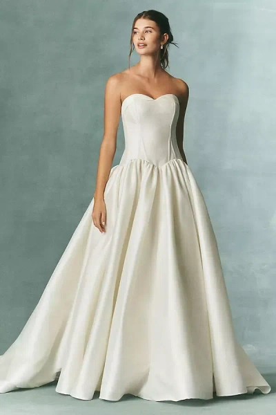 Watters Exclusive:  Ophelia Gown In White