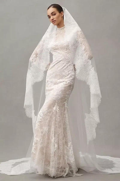 Watters Frances Single-tier Cathedral Veil