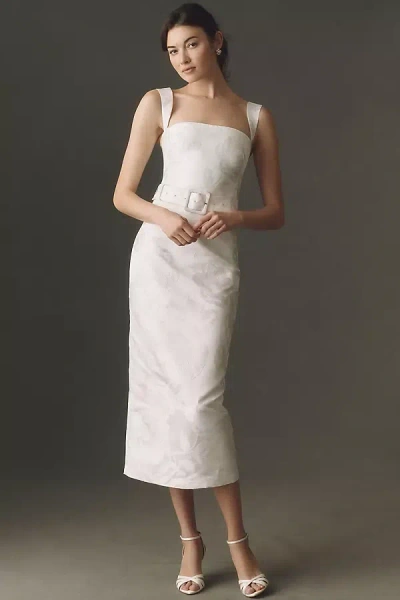 Watters Lucie Maxi Gown In White