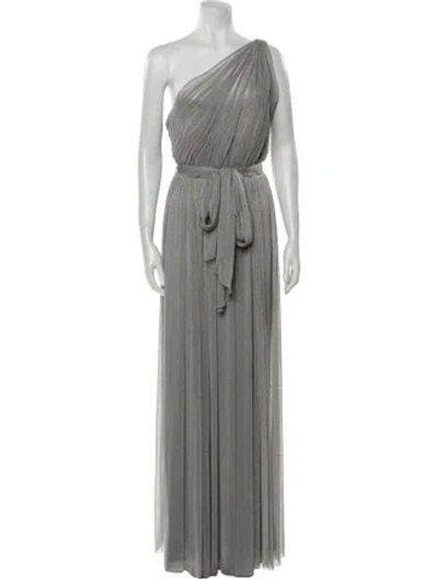 Pre-owned Watters One-shoulder Long Dress