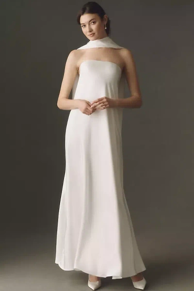 Watters Pepper Dress In White