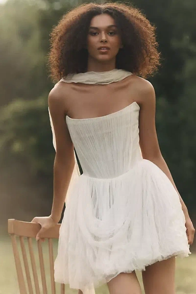 Watters Reko Mini Dress In White