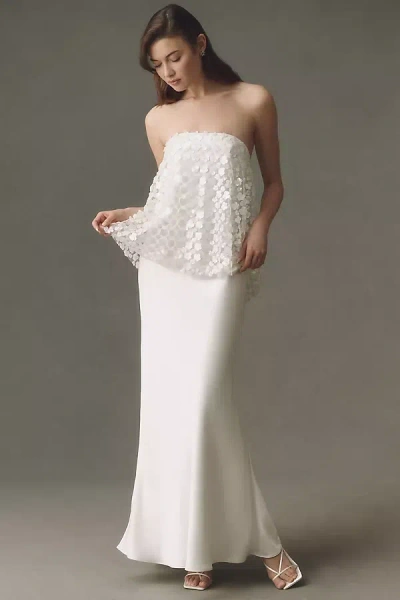 Watters Sabine Dress In White