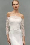 Watters Venna Lace Topper In White