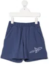 Wauw Capow By Bangbang Ace Jet-print Shorts In Blue