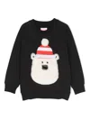 Wauw Capow By Bangbang Alfie Pullover Sweatshirt In Black