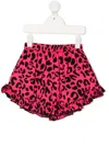 Wauw Capow By Bangbang Augusta Ruffle-trimmed Shorts In Pink