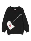 Wauw Capow By Bangbang Booohing Pullover Sweatshirt In Black
