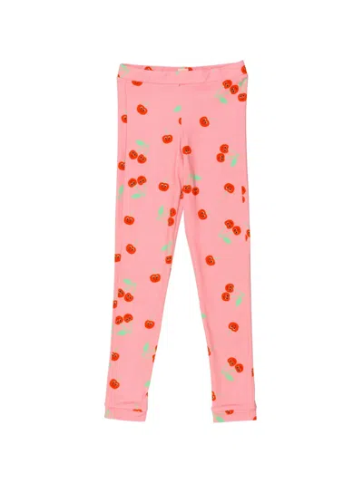 Wauw Capow By Bangbang Babies' Camille Graphic-print Leggings In Pink