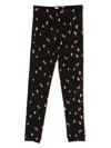 Wauw Capow By Bangbang Camille Mushroom-print Leggings In Black