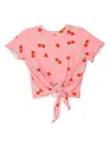 Wauw Capow By Bangbang Chloe Cherry-print T-shirt In Pink