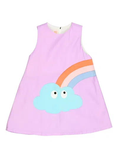 Wauw Capow By Bangbang Kids' Cloudy Dress In Purple