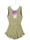 Wauw Capow By Bangbang Columbia Print Playsuit In Yellow