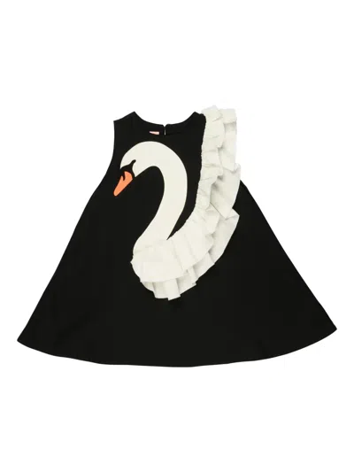 Wauw Capow By Bangbang Kids' Copenhagen Dress In Black