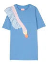 Wauw Capow By Bangbang Doris Dreamer Ruffle-detail Dress In Blue
