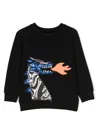 Wauw Capow By Bangbang Draggi Appliqué-detail Sweatshirt In Black