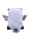 Wauw Capow By Bangbang Drawstring Bird Backpack In Blue