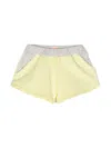 Wauw Capow By Bangbang Ellis Colour-block Jersey Shorts In Yellow
