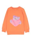 Wauw Capow By Bangbang Gigi Stretch Organic-cotton Sweatshirt In Orange