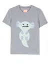 Wauw Capow By Bangbang Graphic-appliqué T-shirt In Grey