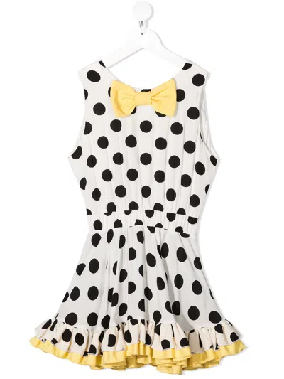 Wauw Capow By Bangbang Kids' Havana Dress In White