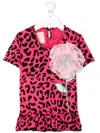 Wauw Capow By Bangbang Leopard Print T-shirt In Pink