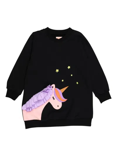 Wauw Capow By Bangbang Kids' Magical Maria Dress In Black
