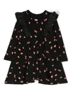 Wauw Capow By Bangbang Maya Mushroom Stretch-cotton Dress In Black