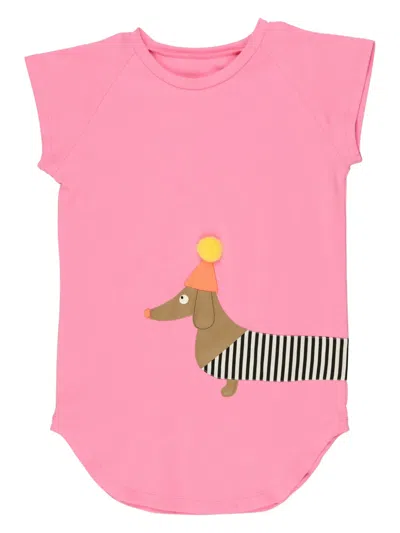 Wauw Capow By Bangbang Kids' Nova Puppy Dress In Pink