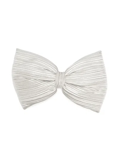 Wauw Capow By Bangbang Kids' Olga Bow Headband In Silver