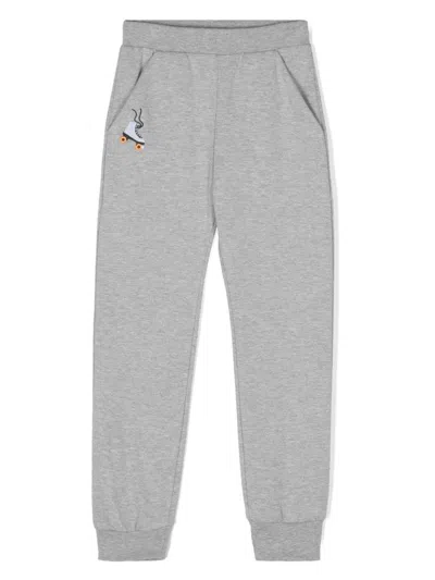 Wauw Capow By Bangbang Kids' Riley Trousers In Grey