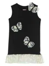 Wauw Capow By Bangbang Roberta Butterfly Jersey Dress In Black
