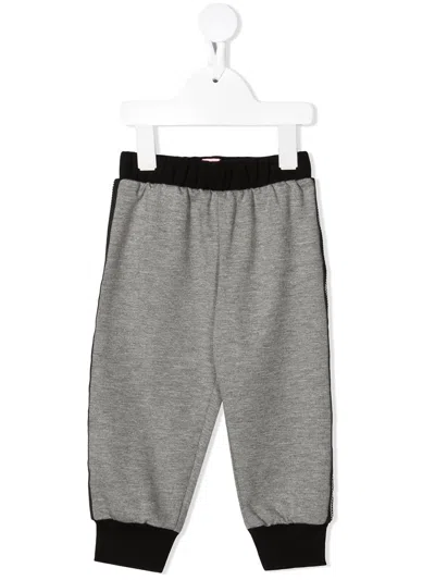 Wauw Capow By Bangbang Babies' Side-zip Detail Trousers In 灰色