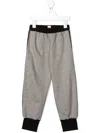Wauw Capow By Bangbang Side-zip Detail Trousers In Grey