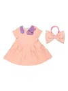 Wauw Capow By Bangbang Sleepy Rabbit Dress In Pink