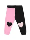 Wauw Capow By Bangbang Sweet Knees Colourblock Leggings In Pink