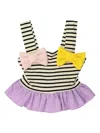 Wauw Capow By Bangbang Zoey Bow Top In Black
