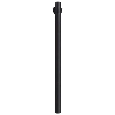 Wave Lighting 10' Black Direct Burial Lamp Post Dusk-to-dawn Sensor, Ou