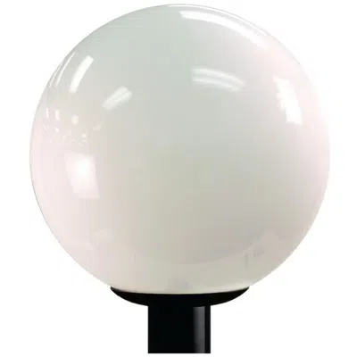 Wave Lighting 16" Acrylic Globe Opal Post Top Light With No Fitter