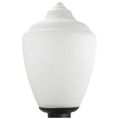 Wave Lighting 19" Acrylic Flame Tip Frost Textured Post Top Light
