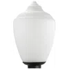 Wave Lighting 19" Polyethylene Flame Tip Opal Textured Post Top Light